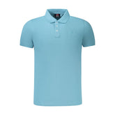 Norway 1963 Light Blue Cotton Men Polo Shirt -   -  Norway 1963.